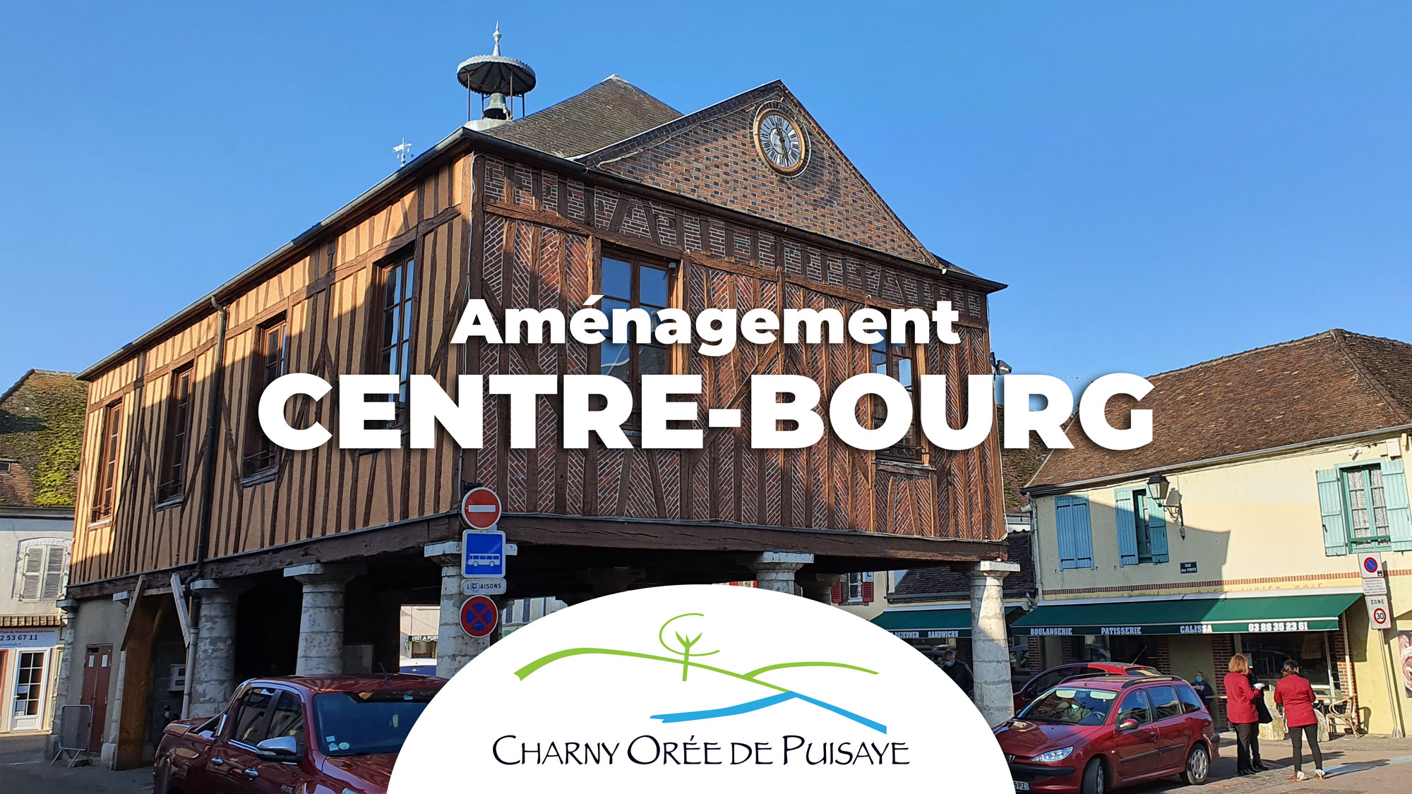 Aménagement centre-bourg Charny Orée de Puisaye